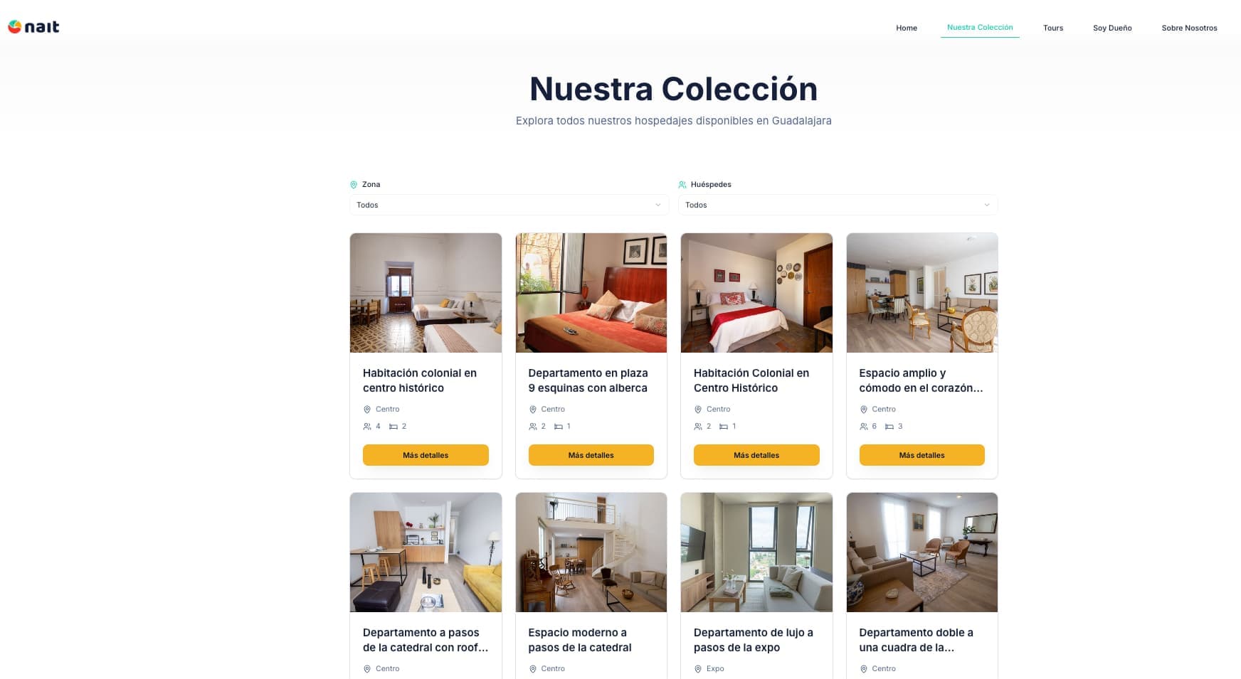 Nait — Plataforma de renta de vivienda